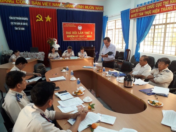 Chi hội Luật gia Cục Thi hành án dân sự tỉnh Tây Ninh tổ chức Đại hội lần thứ 2 nhiệm kỳ 2017 – 2022