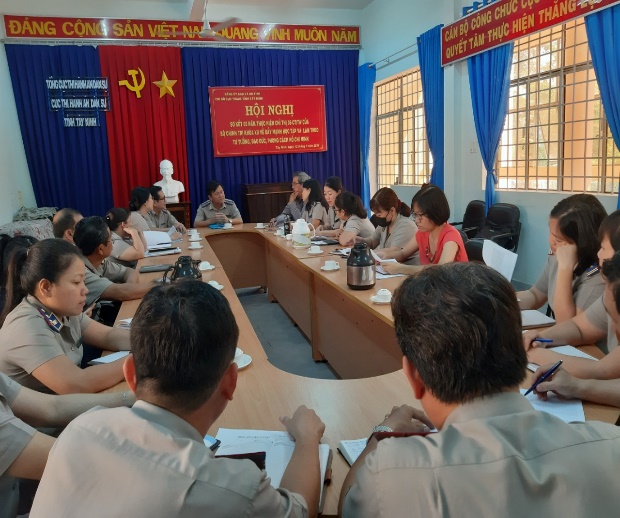 Chi bộ Cục Thi hành án dân sự (THADS) tỉnh Tây Ninh tổ chức Hội nghị sơ kết 05 năm thực hiện Chỉ thị 05-CT/TW của Bộ Chính trị khóa XII về đẩy mạnh học tập và làm theo tư tưởng, đạo đức, phong cách Hồ Chí Minh