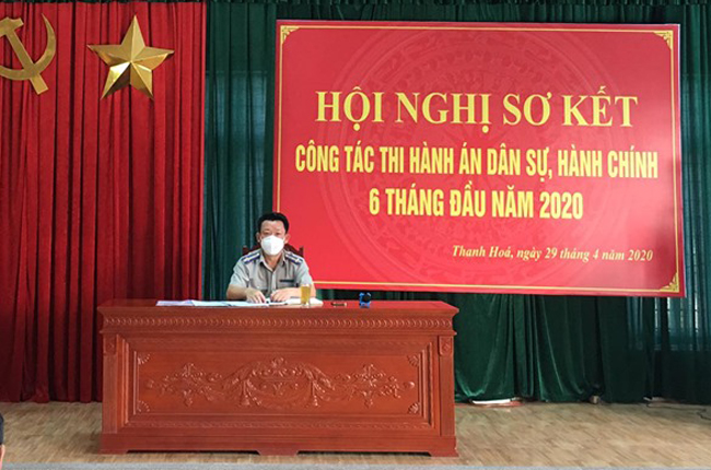 Cục THADS tỉnh Thanh Hóa tổ chức Hội nghị sơ kết công tác THADS, HC 06 tháng đầu năm 2020