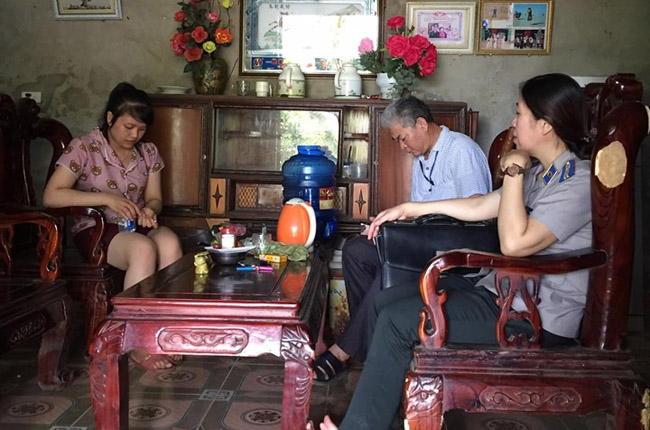 Chi cục THADS huyện Hà Trung đẩy mạnh công tác thi hành án dân sự