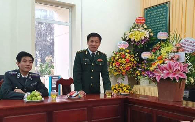 Chi cục THADS huyện Hoằng Hóa chúc mừng ngày Biên phòng toàn dân