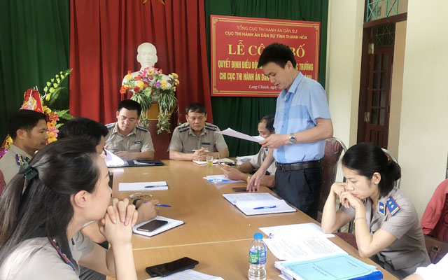 Kiểm tra toàn diện tại Chi cục THADS huyện Lang Chánh