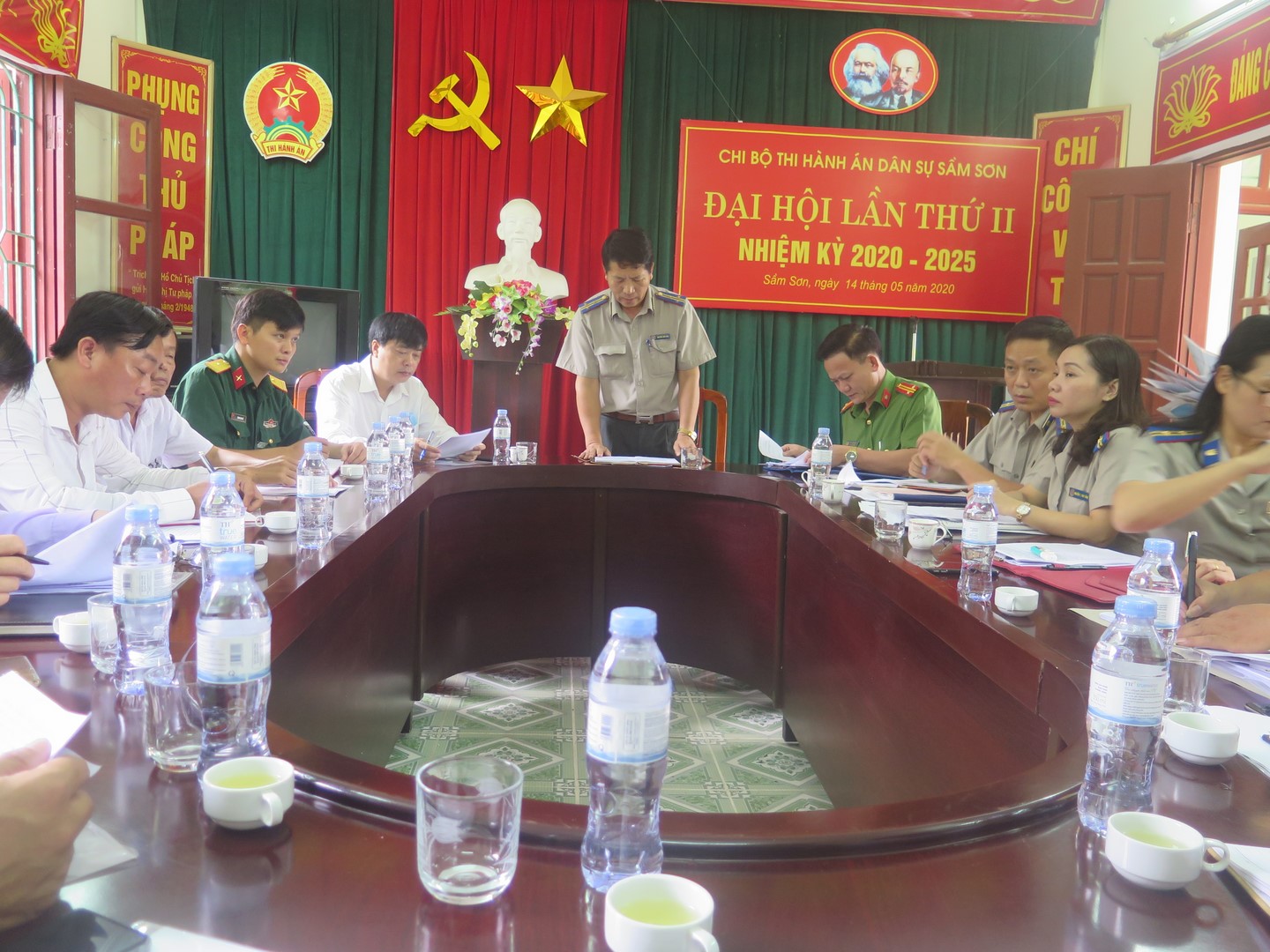 Chi cục THADS thành phố Sầm Sơn triển khai kế hoạch cưỡng chế thi hành án