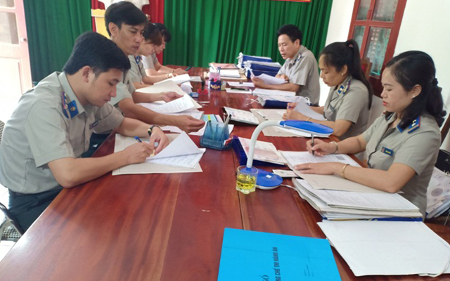 Tự kiểm tra công tác THADS tại Chi cục THADS huyện Vĩnh Lộc