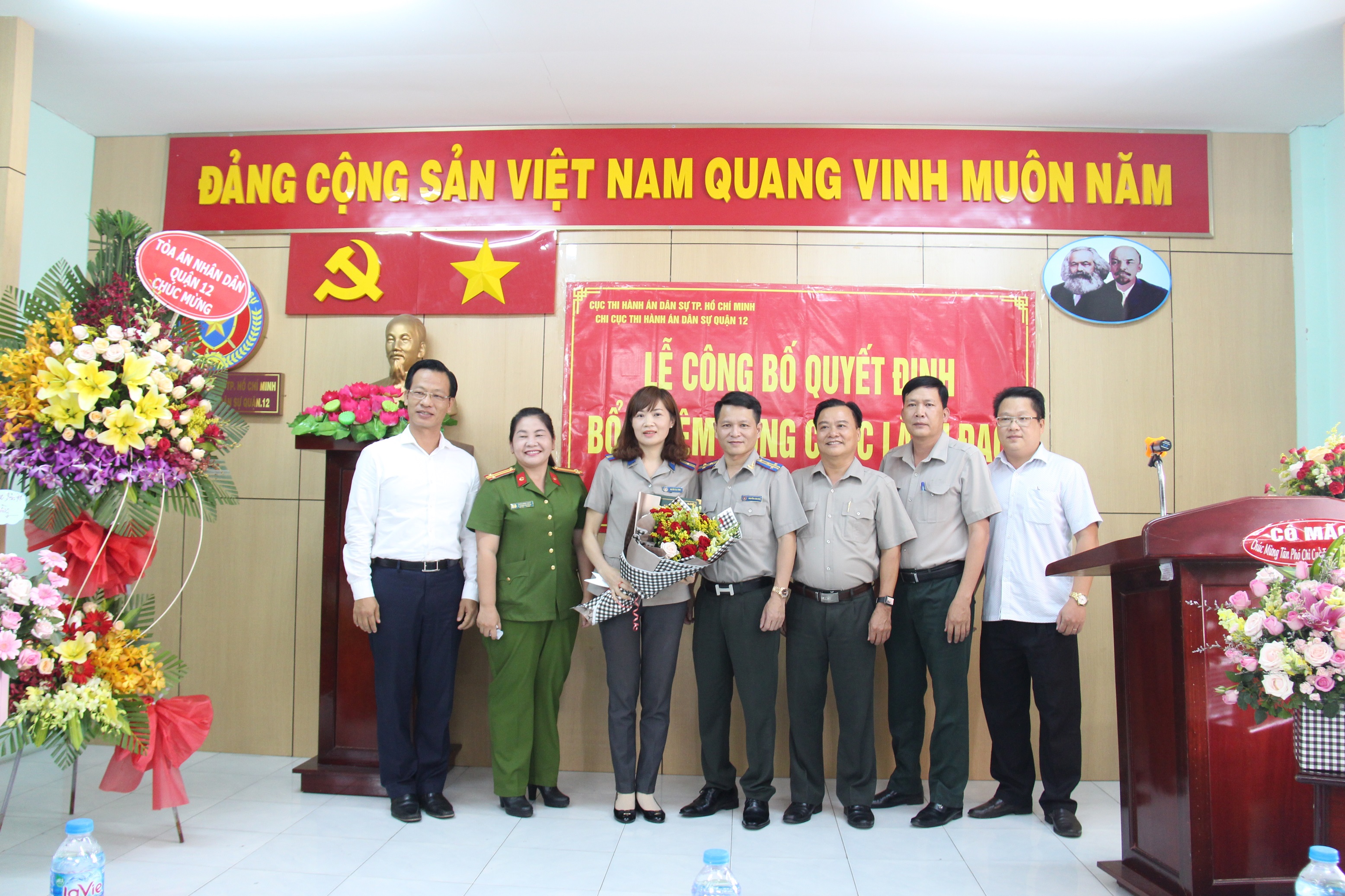 Công bố Quyết định bổ nhiệm Phó Chi cục trưởng, Chi cục THADS Quận 12, Thành phố Hồ Chí Minh