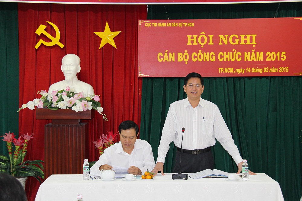 Hội nghị cán bộ công chức Cục Thi hành án dân sự thành phồ Hồ Chí Minh năm 2015