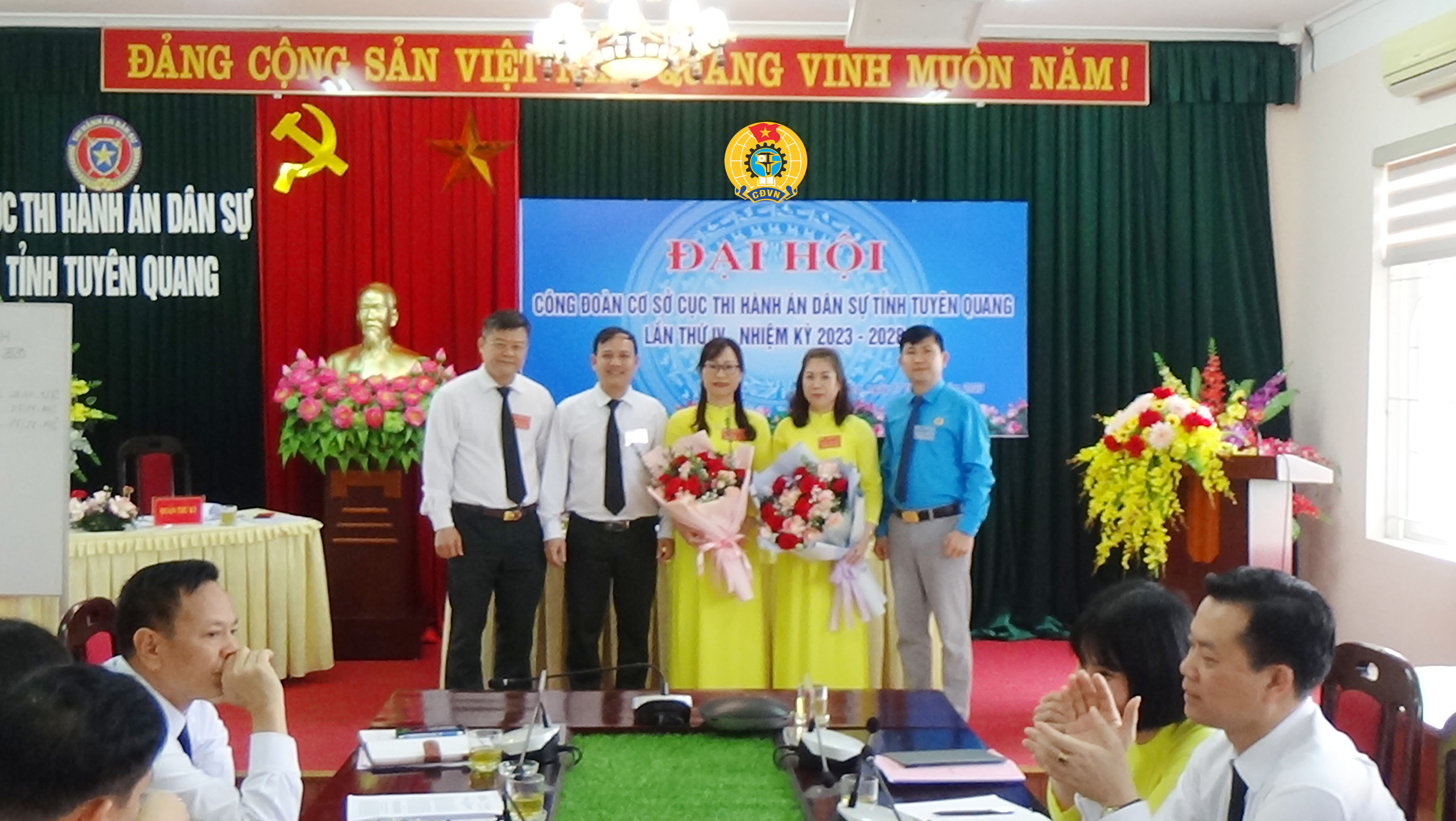 Tổ chức thành công Đại hội Công đoàn cơ sở Cục Thi hành án dân sự tỉnh Tuyên Quang lần thứ IV, nhiệm kỳ 2023-2028
